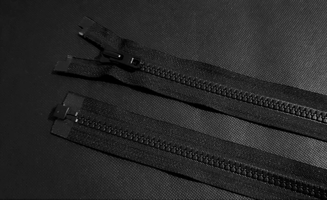 YKK Reißverschluss 1-weg Teilbar Marineblau – Metallzähne, Ca. 85 Cm Lang, Für Jacken & Taschen
