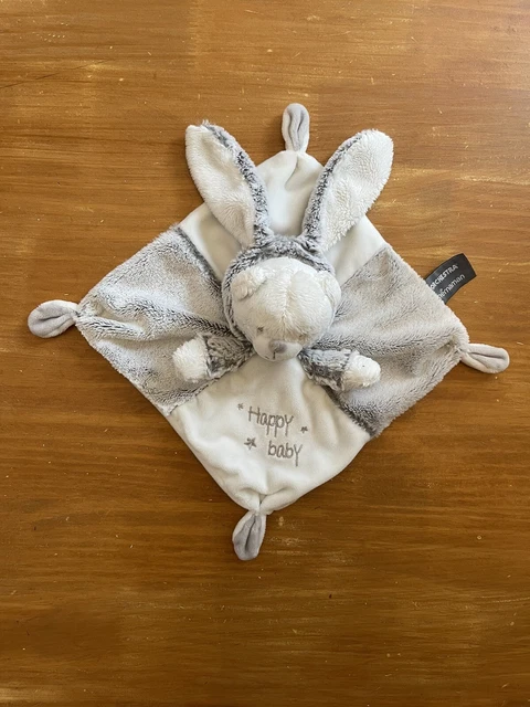 0/ Doudou Ours Happy Baby Qui Se Deguise En Lapin Blanc Marron Chine Orchestra