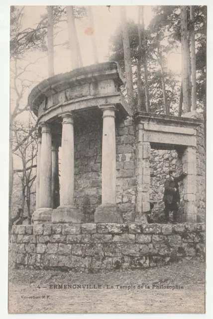 ERMENONVILLE - Oise - CPA 60 - the temple of philosophy