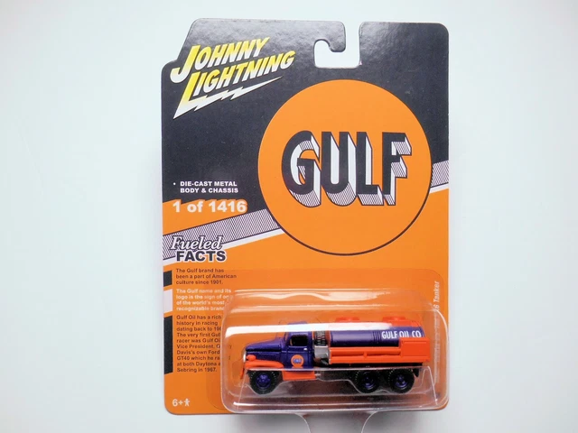 HOBBY EXCLUSIVE GULF GMC CCKW 6X6 GASOLINE TANKER TRUCK wRRs BY JOHNNY LIGHTNING HOBBY EXCLUSIVE GULF GMC CCKW 6X6 GASOLINE TANKER TRUCK wRRs BY JOHNNY LIGHTNING