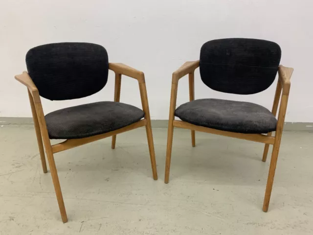 2er Set Vintage 50er 60er Jahre Stühle, Mid Century Danish Design