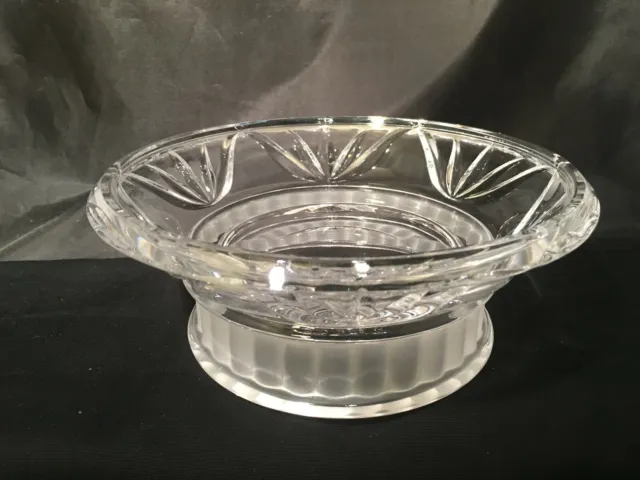 Gorham Fine Crystal Candy Dish Bowl Made In Poland Beautiful Centerpiece Sparkle 3