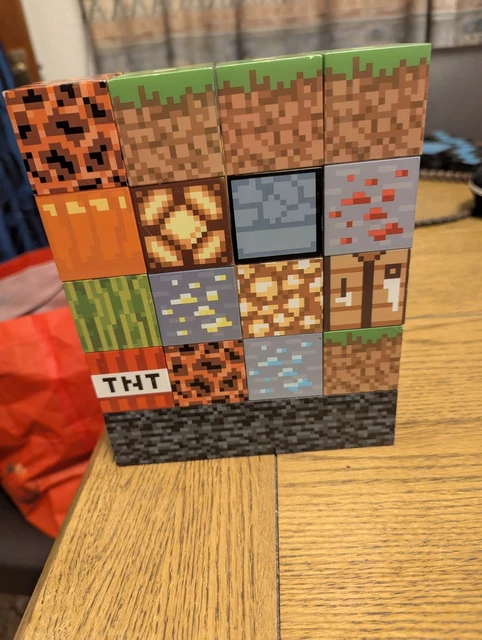 MINECRAFT BLOCK BUILDING Light Stackable Paladone Gaming Night Desk ...