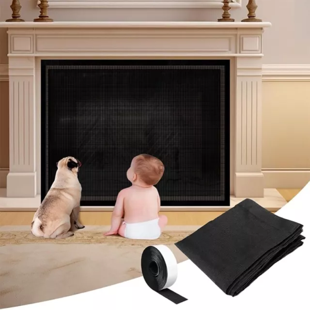 Mesh Gate Hearth Screen Child Proof Barrier Guard Safe Mesh Gate Living Room