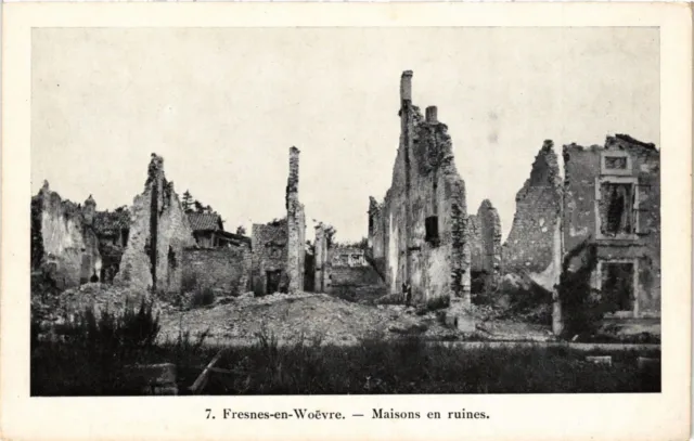 MILITARY CPA Fresnes en Woevre-Ruined Houses (316956)