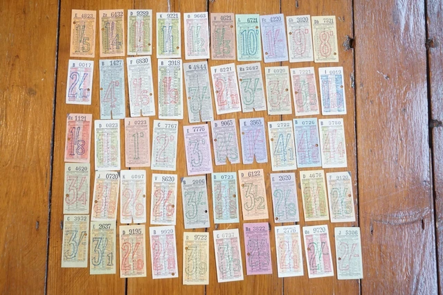 Original London Transport Reisebusse Busticket x50 Ref N