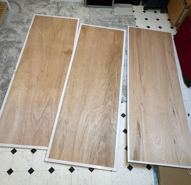 3 X BUNKIE BED BOARDSUNDER MATTRESS SUPPORT (9 MM PLYWOOD) SLATS or