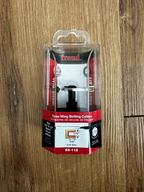 Freud 56-112 1/4" Slot Three Wing Slotting Cutter