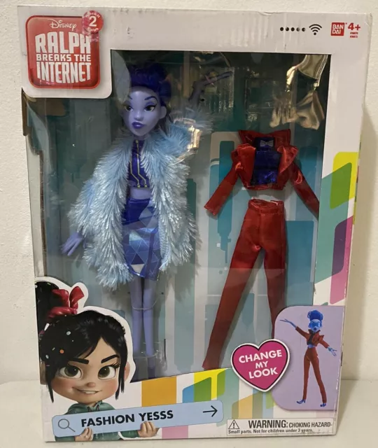 DISNEY STORE WRECK it Ralph Breaks the Internet Fashion Yesss Doll 33.99 PicClick