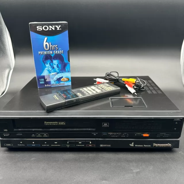 Rare! - Panasonic PV-1563 Vintage 1986 VCR VHS Player 4-Head w/OEM Remote TESTED