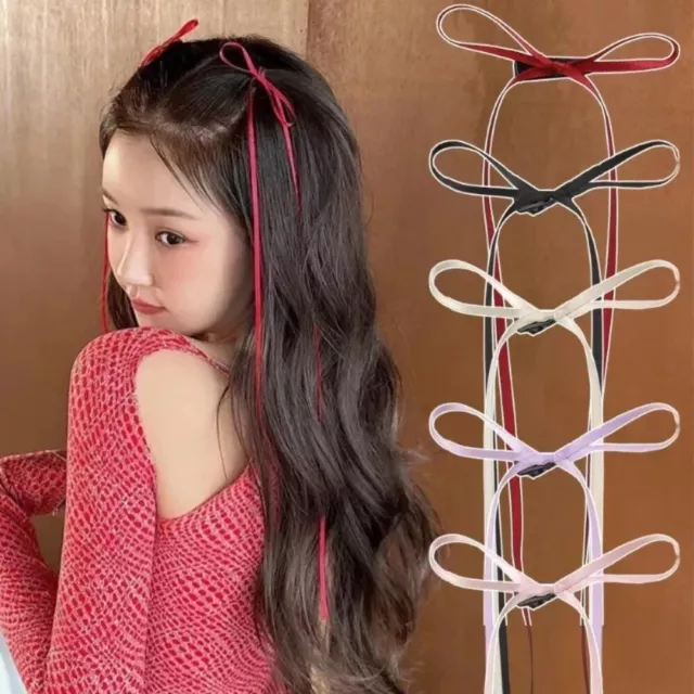 Fascia arco lungo capelli pangen tendenza ClipHair clip fiocco spilla capelli ragazza