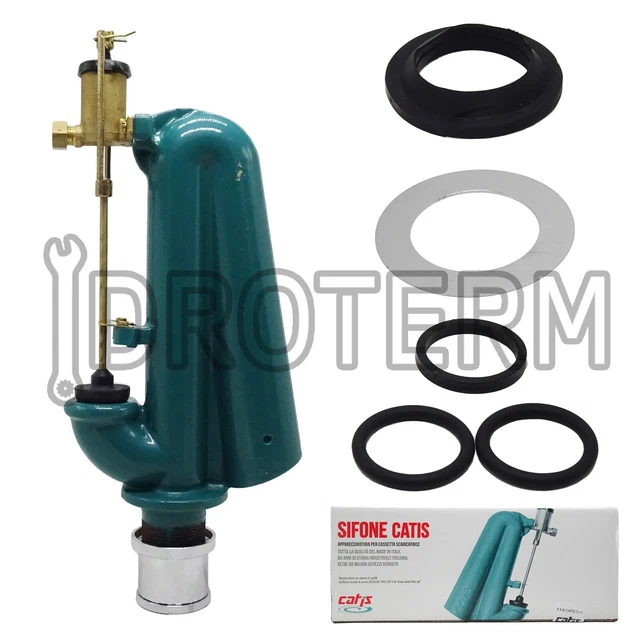 Batteria Scarico WC Per Cassetta Alta - Comando A Catenella, Tipo Catis, In Ceramica E Cromo - Foto 4