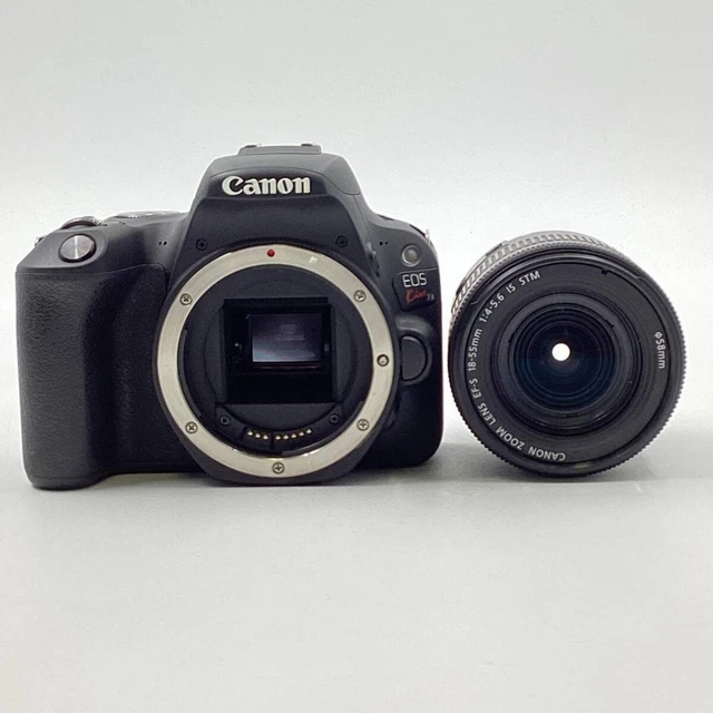 EOS Kiss X9とEFS18-55mm f4-5.6 中古】デジタル一眼 キヤノン EOS Kiss X9 ・ EF-S18-55mm F4