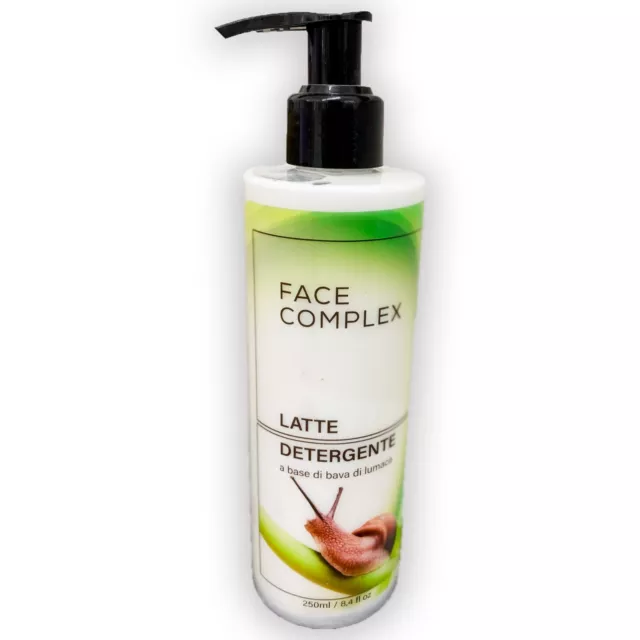 2 O 4 Face Complex Crema Latte Detergente Per Viso Base Di Bava Di Lumaca 250Ml