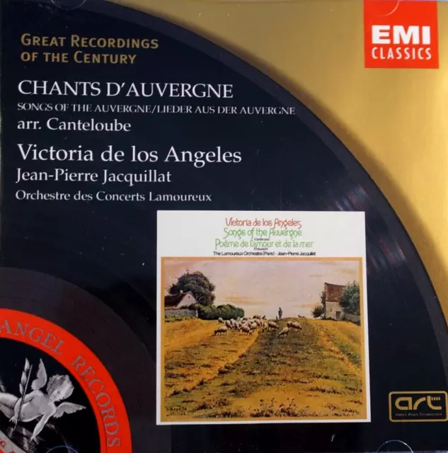 Songs Of The Auvergne - arr. Canteloube, Victoria De Los Angeles  - CD, VG