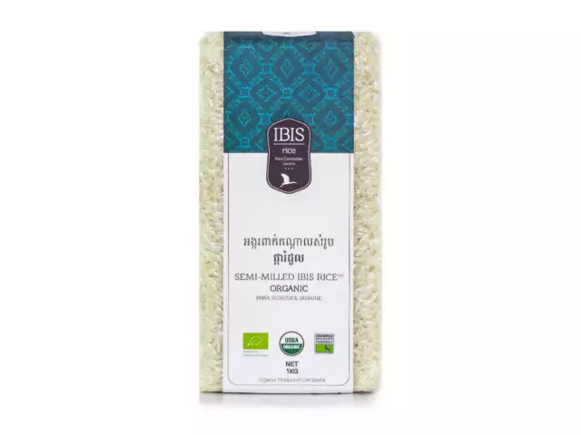 Ibis Riso Gelsomino Semi-macinato 1 kg (confezione da 6)