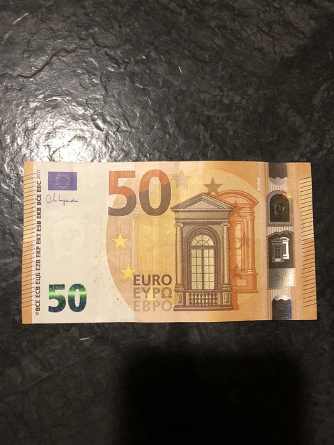 Billet 50 Euros 2017 Série UD Christine Lagarde 6666372099