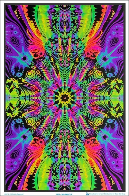 Wormhole Blacklight Poster 23 x 35