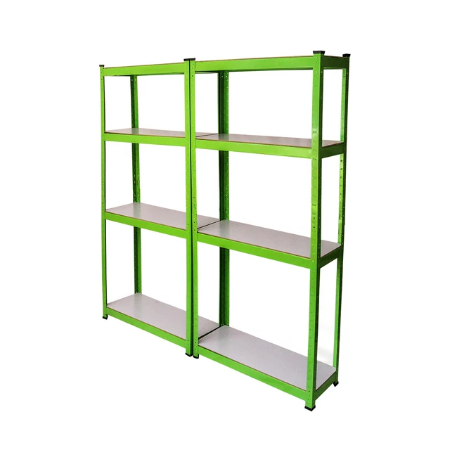 2 x scaffalature per garage resistenti all'acqua officina stoccaggio scaffalature senza bulloni