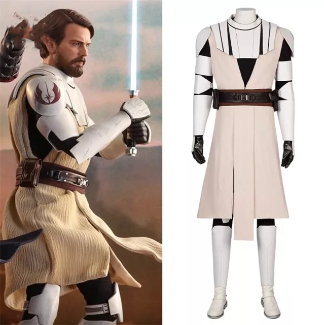 Costume Halloween Star Wars Jedi Master Obi-wan Kenobi Armatura Cosplay