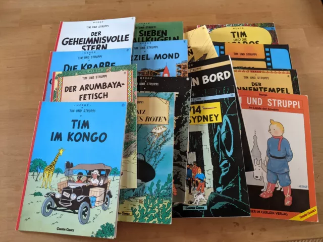 Tim und Struppi Comic Sammlung