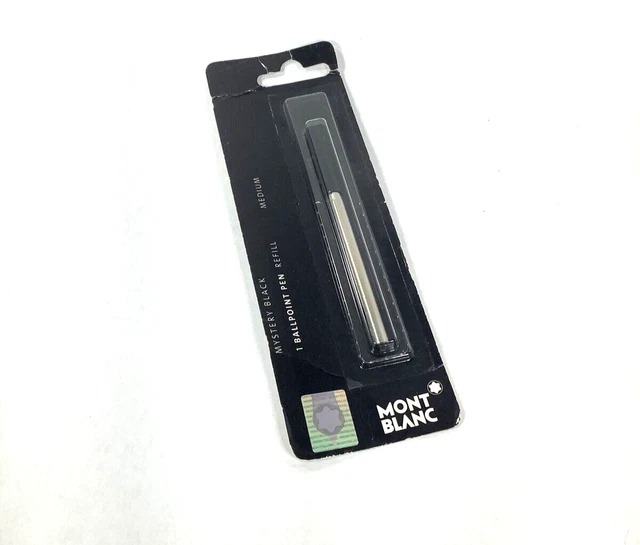 Montblanc Rollerball Pen Refill   1/PK  Mystery Black Ink  -NEW OPEN BOX