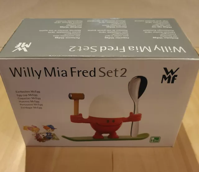 WMF Willy Mia Fred Set 2 Eierbecher McEgg