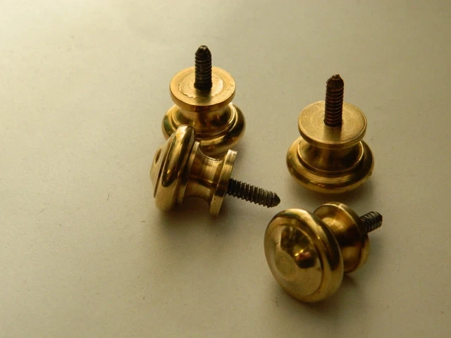 4 Pieds Rond Bronze  Laiton Pendule Horloge Cartel Empire Art Deco