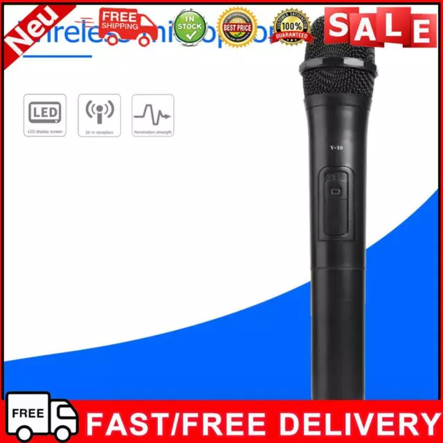 V10 Handheld Mic Professional Singing Mic Useful for Karaoke Speech Loudspeaker