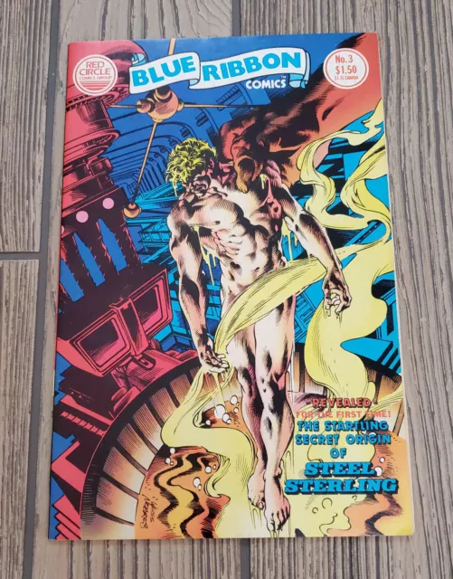 Blue Ribbon Comics Issue #3 Red Circle Comics Steel Sterling 1983