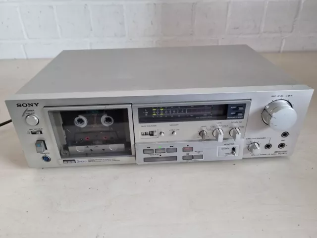 Sony TC-K71 Tapedeck 3 Kopf Head Kassettendeck Sendust Ferrit Vintage Stereo