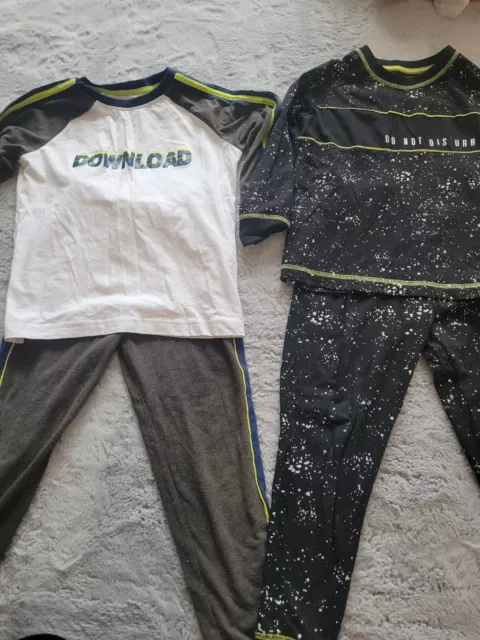 Boys Age 7 Years Set Of Two Pyjama Sets From Matalan