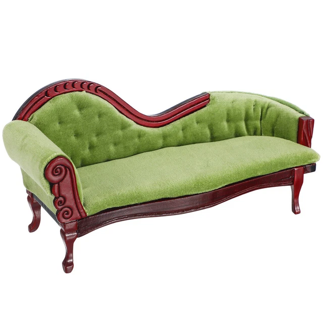Hililand canapé double de maison de poupée Accessoires de maison de