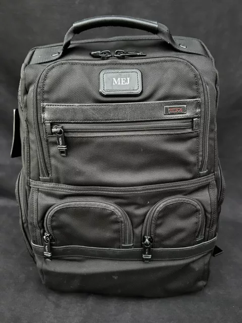 Tumi Alpha Compact Laptop Business Backpack Black 26173 Ballistic Nylon 26173D2