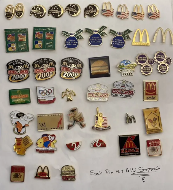 Vintage McDonald’s Pins ***Select One***