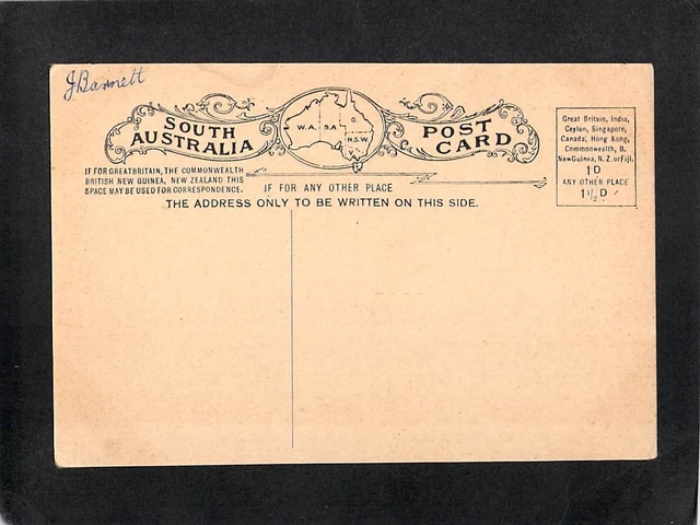 B5445 Australia SA Waterfall Gully Adelaide vintage postcard 2