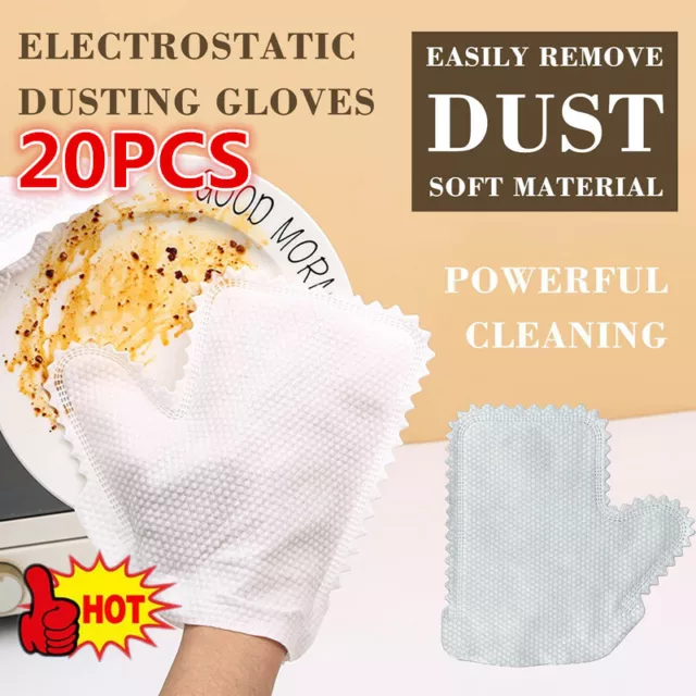 Home Disinfection Dust Removal Gloves(20 PCS). tu1