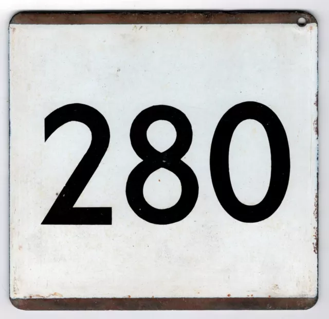 London Transport Central Area Route 280 Bus Stop 'e' Plate