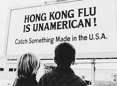 Antique Pandemic Flu Billboard Photo 996b Oddleys Strange & Bizarre