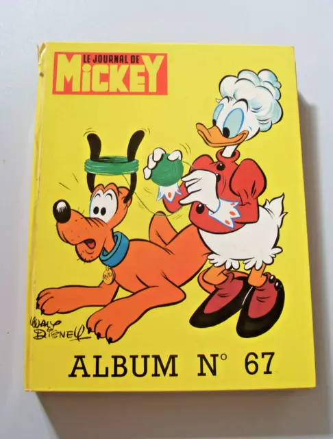 LE JOURNAL DE MICKEY / RELIURE ALBUM N°67  (1207 à 1219) 1976-TBE