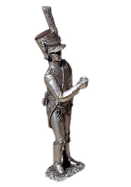 Figurine En étain "Lanciers Et Feu De Camp" – Les Étains Du Prince – Premier Empire – Bivouac – 10 Cm