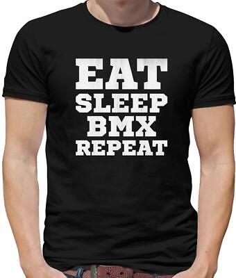 EAT Sleep BMX Ripetere T-shirt da uomo-MOTOCROSS-CICLISMO-CICLISTA - BIKE