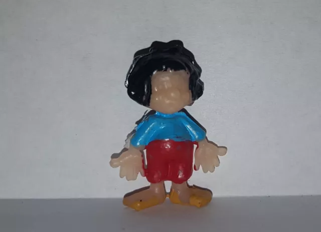 Dachbodenfund alte Figur ähnl. Pumuckl schwarze Haare vintage Sammler rar selten