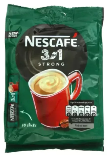 NESCAFE FRAPPE 3in1 Instant Ice Cold Coffee 8 Sticks Bag 128g 4.5oz
