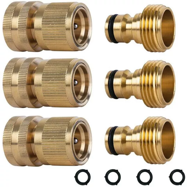 Garden Hose Quick Connect Solid Brass Quick Connector Garden Hose Fitti*oa