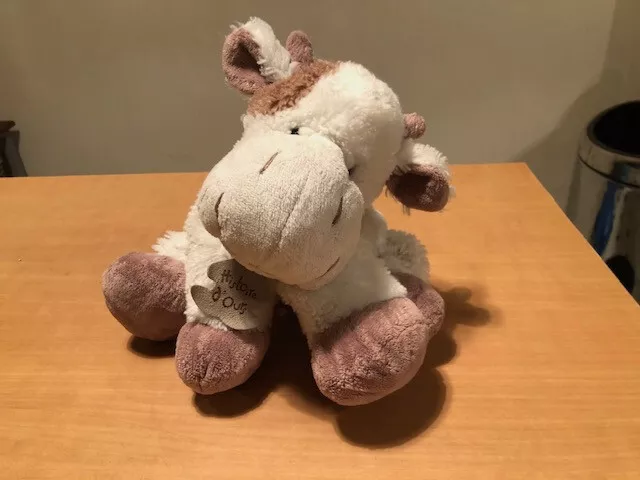 Petite vache en peluche - marque Histoire d’Ours -  en TBE