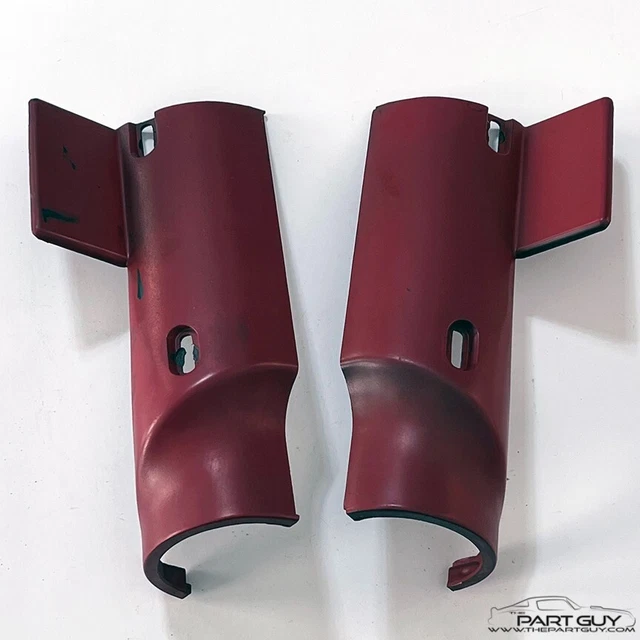 67-68 Firebird Camaro 2pc Steering Column Trim Cover RED Interior Formula Z28 RS