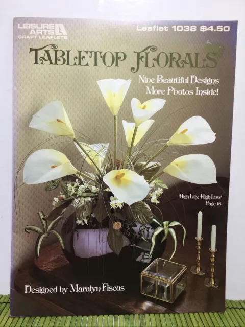 Mesa de ocio artes florales 9 diseños de arreglos florales Maralyn Fiscus #1038