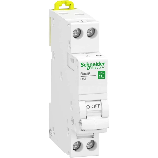 R9PFD616 Resi9 - Disjoncteur Modulaire - 1P+N - 16A - Courbe D - Peignable Disjo