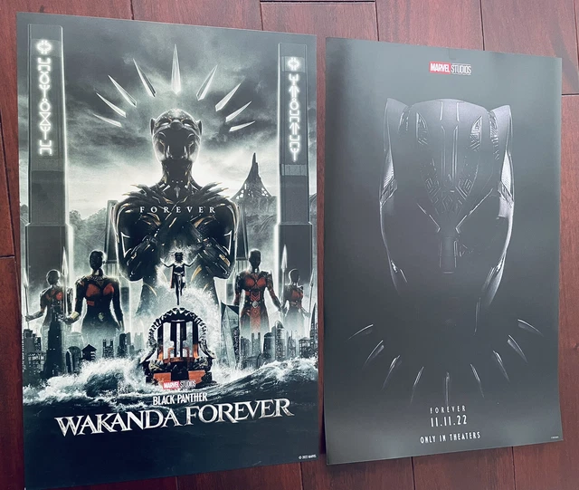 BLACK PANTHER WAKANDA Forever 2022 MARVEL 11x17 CINEMARK movie POSTER